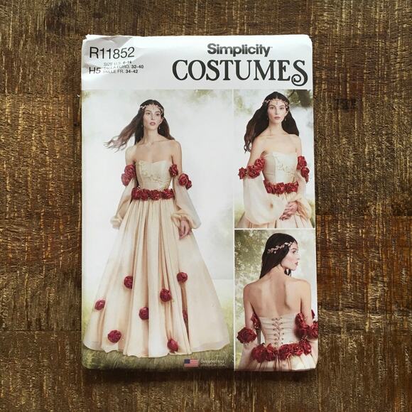 Simplicity Sewing Pattern R11852 18th Century Highlander Costume 6-14 UNCUT - Picture 1 of 3